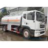 China 12m3 Stainless Steel Tanker Trailers , Small Fuel Tanker Truck 80 Km/H Max Speed wholesale