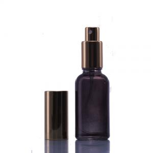 30ml 50ml Clear Black Glass Perfume Bottles For Travel Cosmetic Packaging