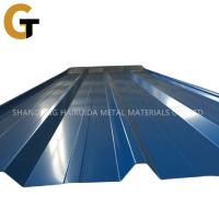 China Impact Resistance ≥27J Corrugated Iron Roofing Sheet With Zinc Coating 30-275g/M2 Steel on sale