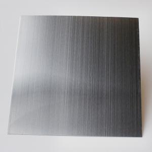 304 Grade Brushed Stainless Steel Sheet 0.9Mm Black Hairline Finish