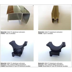 UGA Anodised Aluminium Alloy Profile Extrusions Black Oxide