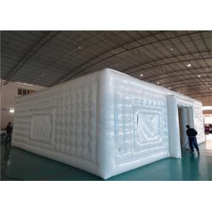 China White Advertising Airtight Inflatables Cube Tent For Big Event Occasion supplier