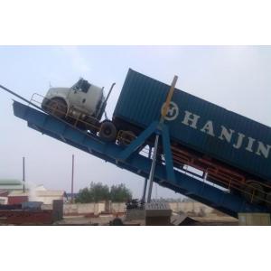 Hydraulic Truck Loading Platform 400mm Lip Mobile Unloading Ramp