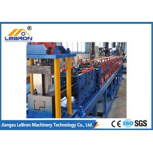 PLC Control Full Automatic Garage Door Guide Rail Forming Machine Durable High Efficiency