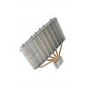 Anodized 6 pcs Copper Pipe Extrusion Heat Sink For Home Appliances