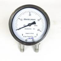 China Stainless Steel Differential Pressure Gauge Liquid Manometer on sale