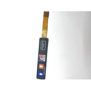 China Full Printing Mini Custom Membrane Switch Panel 1.25MM Pitch With Milky LED Window Display wholesale