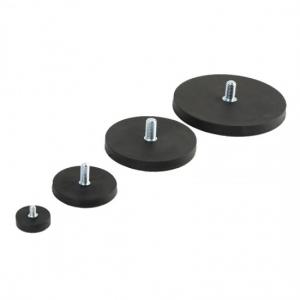 OEM Rubber Coated Neodymium Magnets NdFeB Non Slip Customized Size