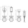 Slurry Lever Operated Api Class150 4 Inch Ductile Iron Knife Gate Valve Price