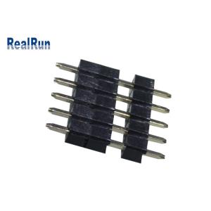 China 5P真鍮のプラスチックTHT PCBのはんだのコネクターのまっすぐなすくいPinヘッダーPBT LCP supplier