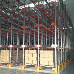 China Sistema de almacenamiento de almacén automatizado ajustable de acero con radio lanzadera para palés supplier