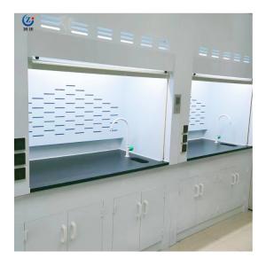 High Airflow Steel Fume Hood With LED Lighting Safety ISO Certified