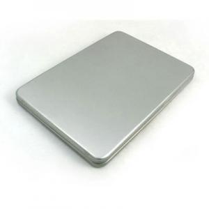 China CD/DVD tin case with 2pcs insert supplier