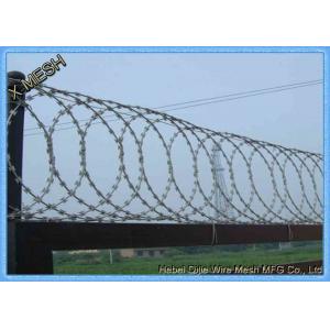 Heavy Galvanised Concertina Razor Wire Barbed Tape Security Fencing