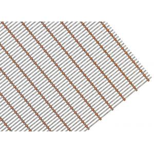 Decoration Architecture Ceiling Wire Mesh Panels With Crimped Wire Pattern