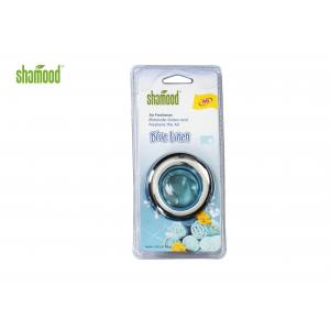 China Blue Linen Liquid Car Air Freshener Customized Small Mini Size supplier