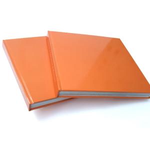 China Landscape custom printed Hardcovers Book Printing with Glossy Lamination for Ads wholesale
