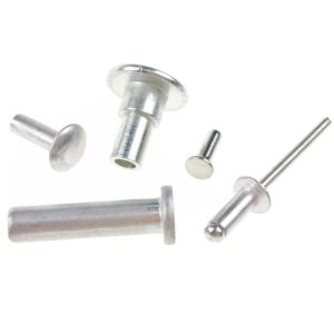 Flat Truss Head Custom Fasteners Solid Aluminum Rivets For Metal Sheet