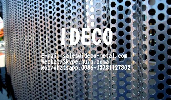 Architectural Corrugated Perforated, Corrugated Perforated Metal