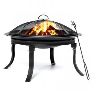 Stocked Portable Smokeless Fire Pit for Outdoor Camping Holiday Selection Support