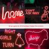 DC 12V Red LED Neon Flex with 50000 Working Lifetime and Hanging Mounting Installation