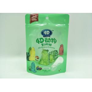 Light Weight Stand Up Pouch Packaging Durable Strong Attraction For Animal Shape Sugar