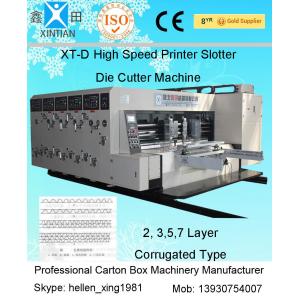China Auto - Zeroing Stacker Automatic Carton Machine / Carton Box Printing Machine supplier