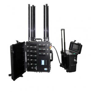 China Portable Cellular IED Signal Jammer Pelican Case RF Bomb GPS WiFi UHF VHF Blocker supplier