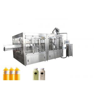 PLC Controlled Carbonated Soft Drink Filling Machine , Soda Bottling Equipment