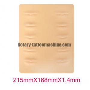 Artificial Silicone Tattoo Practice Skin 21.5cm*16.8cm*0.14cm For Beginners