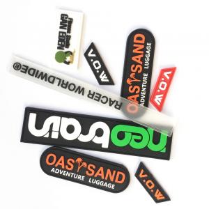 China Garment Custom Silicone Rubber Logo Embossed 3d PVC Label supplier