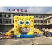China Removable Theme Kids Jumper Playground Inflatable Spongebob Jumping Bouncer For Party Rental on sale
