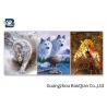 China Lovely 3d Animal Picture With Black Frame , Lenticular 3d Stereograph Printing wholesale