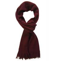 China Stripes Cashmere Knit Scarves For Women , Chunky Winter Scarf With Strings on sale