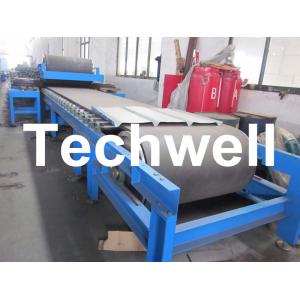 China Continuous Rubber Belt Conveyor PU Sandwich Panel Roll Forming Machine supplier