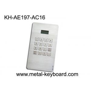China 4x4 Design Rugged Metallic Keypad with 16 Keys for Access Control System supplier
