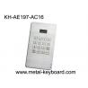 China 4x4 Design Rugged Metallic Keypad with 16 Keys for Access Control System wholesale