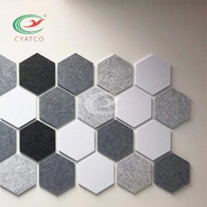 Fire Proof Felt Wall Panels Odorless Decorative Acoustic Wall Covering