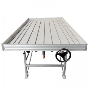China Cover Material PC Sheet Rolling Grow Table With Aluminum Alloy ABS Side Profile supplier