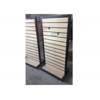 China Metal Frame Slatwall Display Stand Two Sides 1200 * 450 * 1380MM Multi - Funcutional on sale