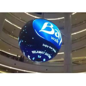 Creative circular cube cylinder curved Rgb flexible LED screen indoor P2 P3 P4 round spherical led display