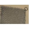 China 6*8 Inch Stainless Steel Cast Iron Skillet Cleaner Chainmail Scrubber For Cast Iron Pan wholesale