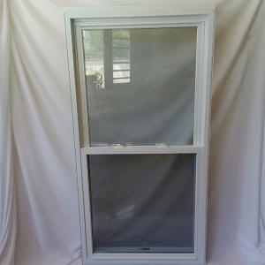 Traditional Villa Vinyl Windows Double / Single Hung UPVC Window