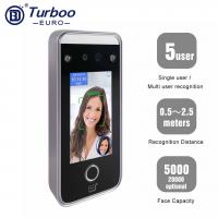 China Single/ Multi User Face Time Attendance Machine 4.3 Inch Touch Screen 12V DC on sale