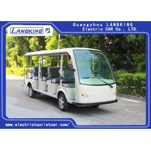China Low Speed 72V 5.5KW Mini Electric Sightseeing Car / 14 Seats Electric Shuttle Bus supplier