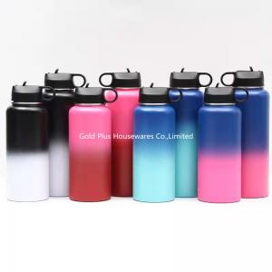 Outdoor sport watewr cup large capacity 304 stainless steel vacuum flask leak proof protein insulated shaker bottles