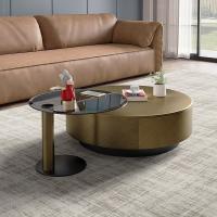 China Stainless Steel Marble Combination Coffee Table No Storage on sale