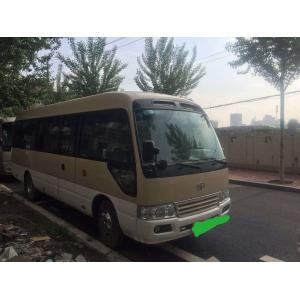 China 100% Original Used Toyota Bus 2005 Year Gas Fuel With Luxury Leather Seats supplier