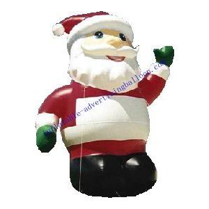 Outdoor Inflatable Christmas Decoration / Custom Shaped Balloons For Advertising