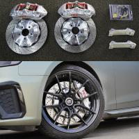 China Front BBK Audi Big Brake Kit For A4 B9 19 Inch 6 Piston Caliper Brake Kit With 378*32 Mm Rotor on sale